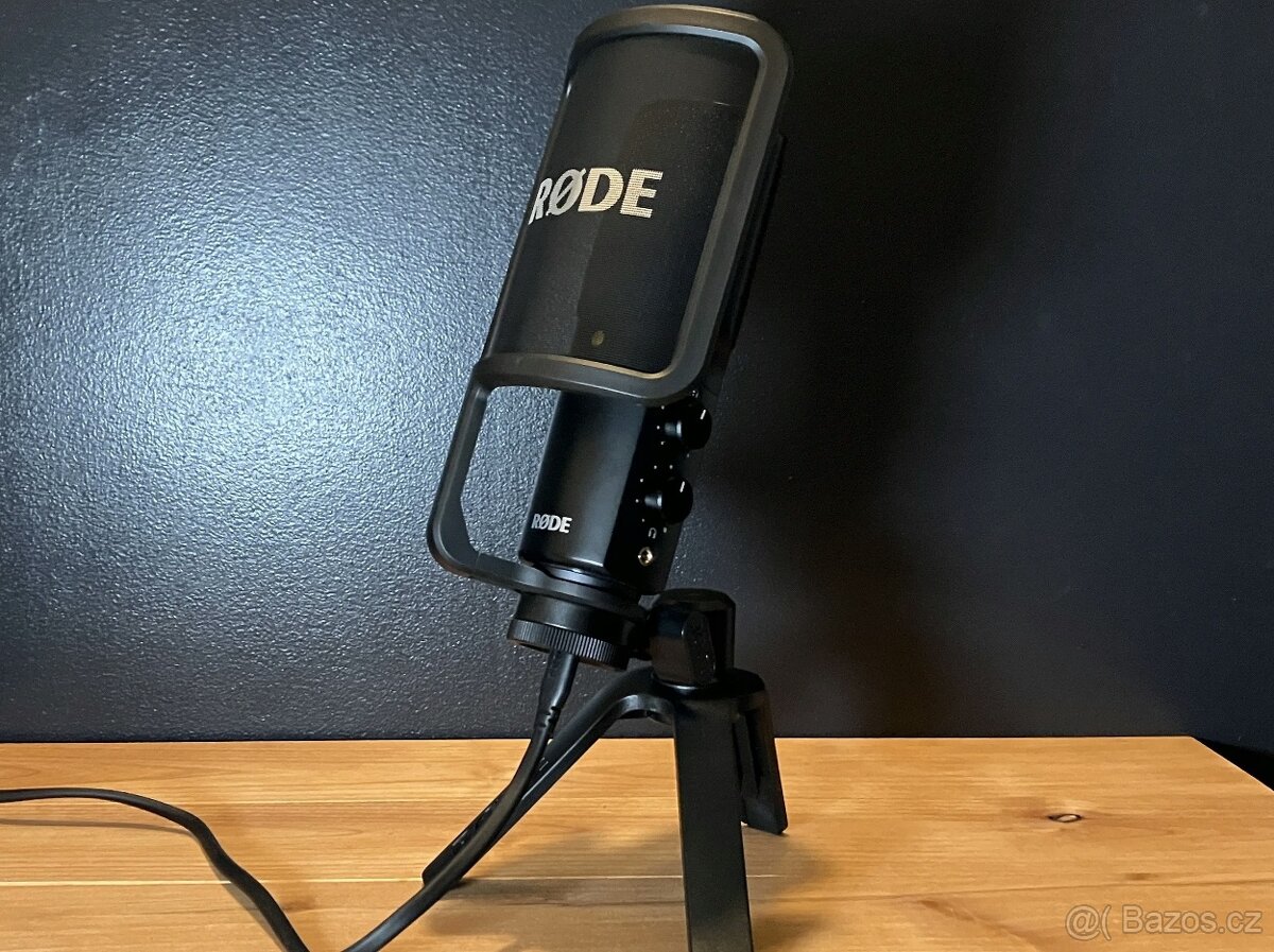 RODE NT-USB+ mikrofon/vlog/youtube/zpěv/
