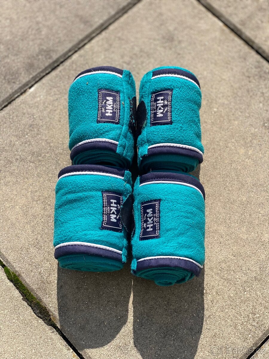 HKM fleece bandáže, 4 ks, 3 m