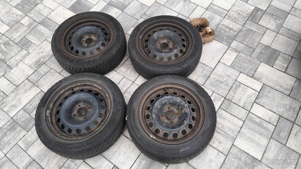 4 ks plechové disky 4x108 r16 Peugeot