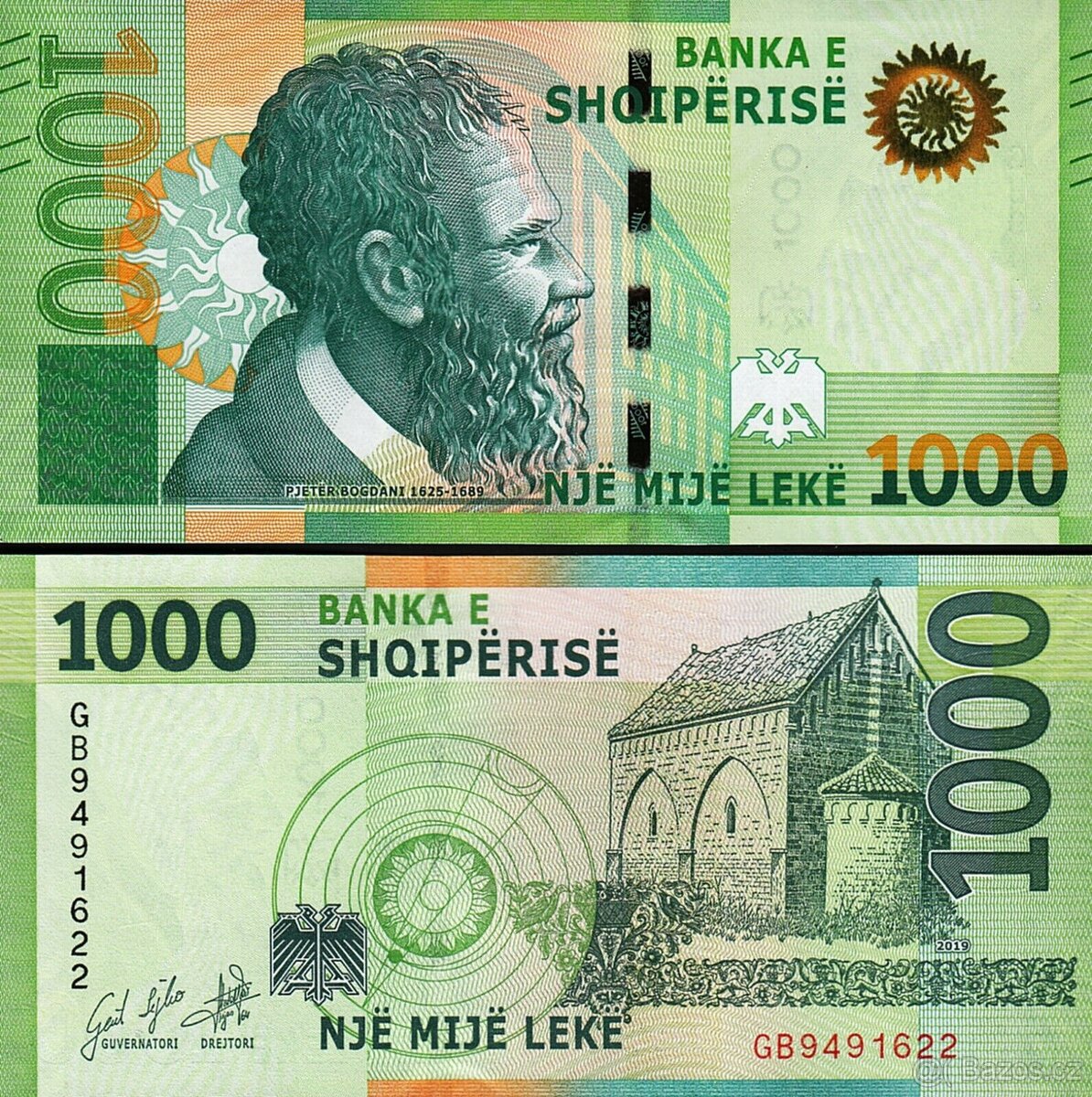 Albánie - 1000 Leke bankovka, 2019, UNC