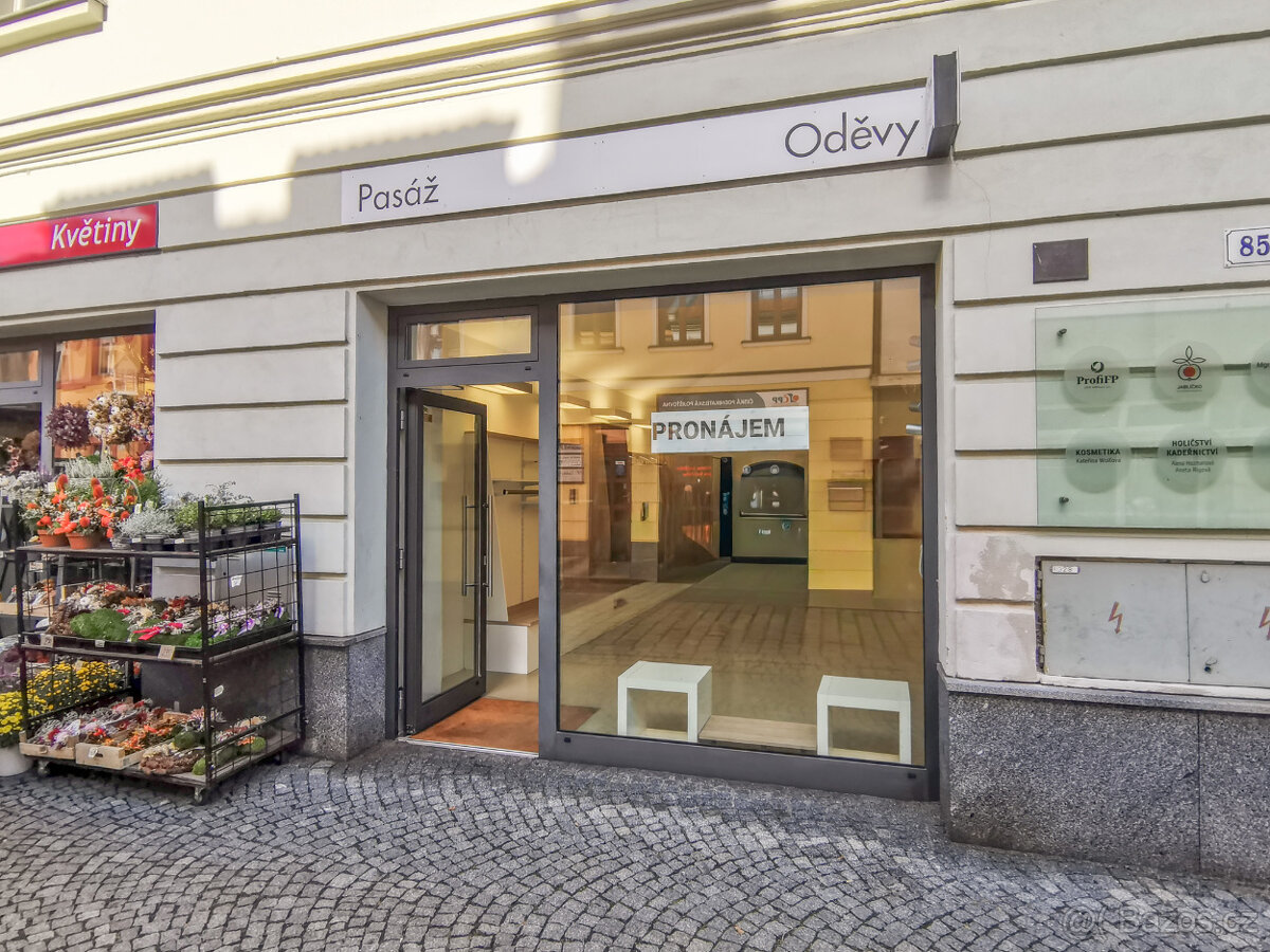 Pronájem prodejny v blízkosti centra Sušice