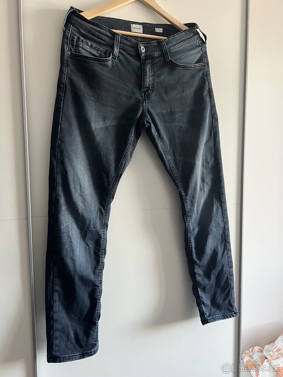 Mustang džíny pánské černé 30/30