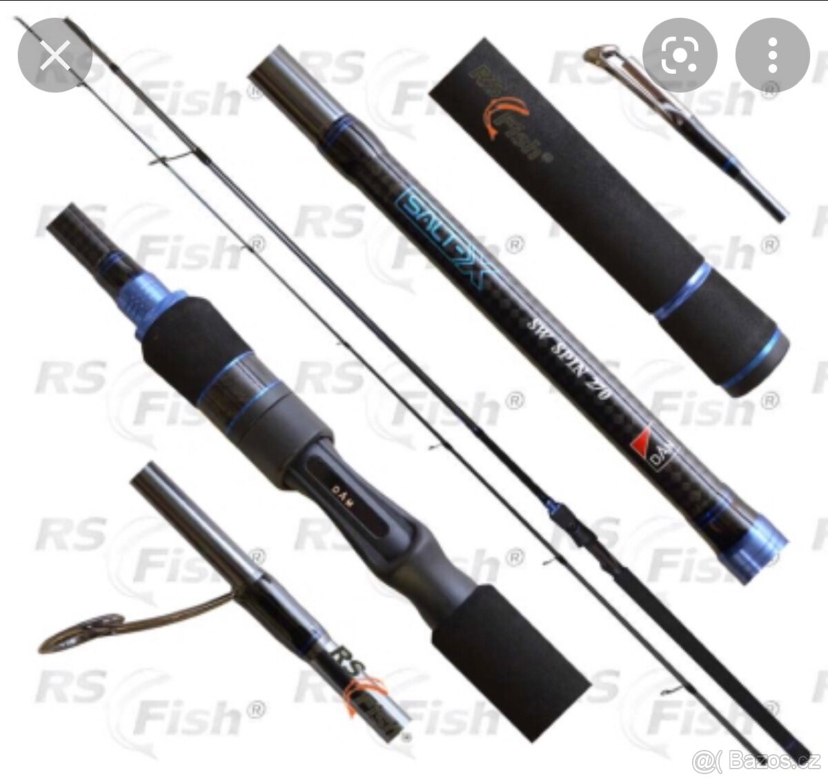 Nový Rybářský prut DAM Salt-X SW Spin 2,4m 20-50g