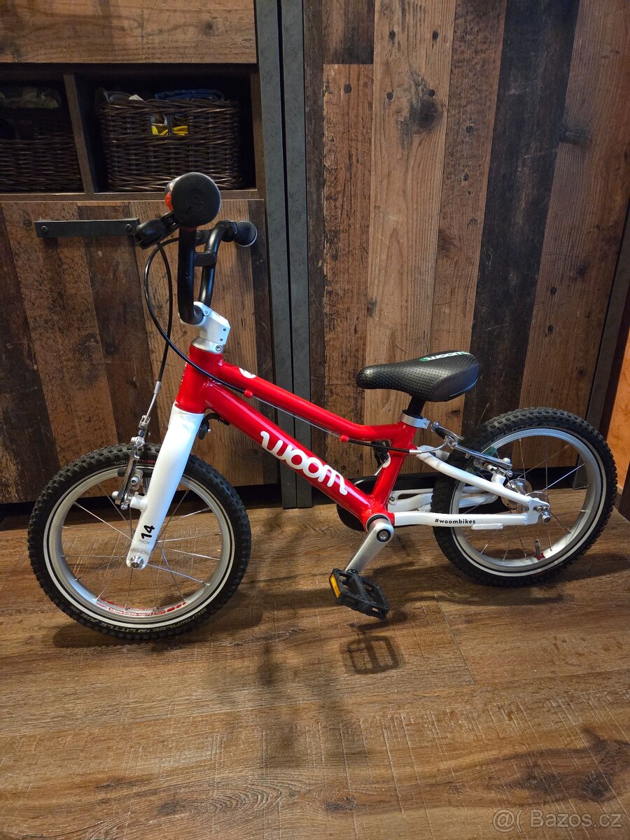 Woom 2 - červená barva