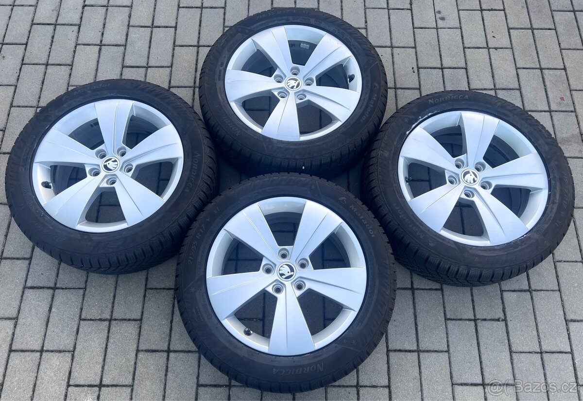 Superb - 17” Triton + zimní 215/55 R17 Matador 8mm, DOT5024