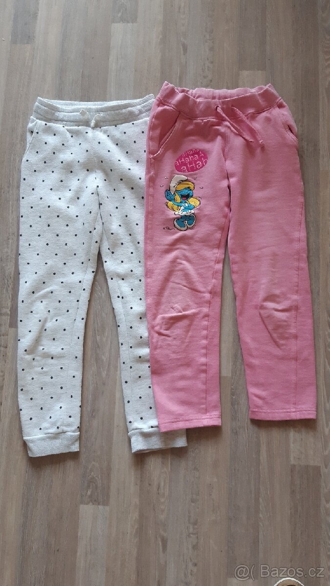 Dívčí tepláky vel.122