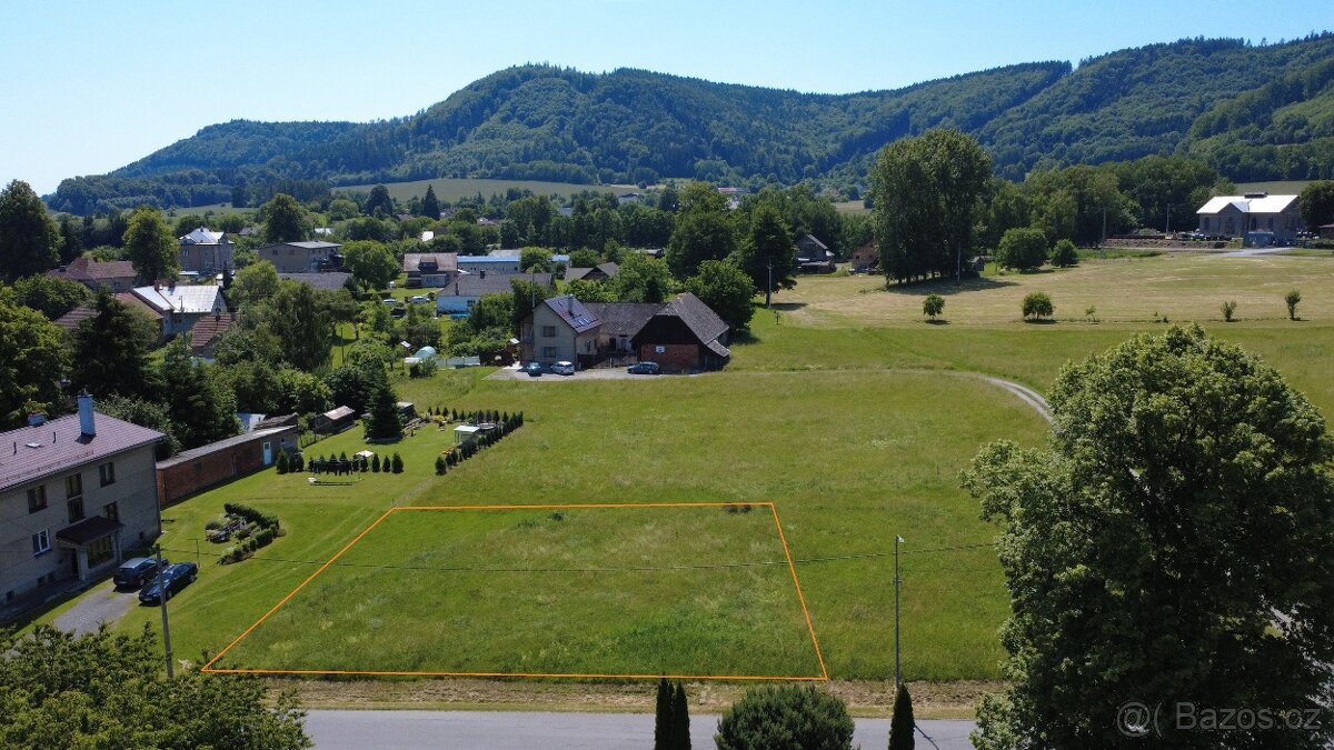 Stavební pozemek o výměře 851 m², Mladějov na Moravě