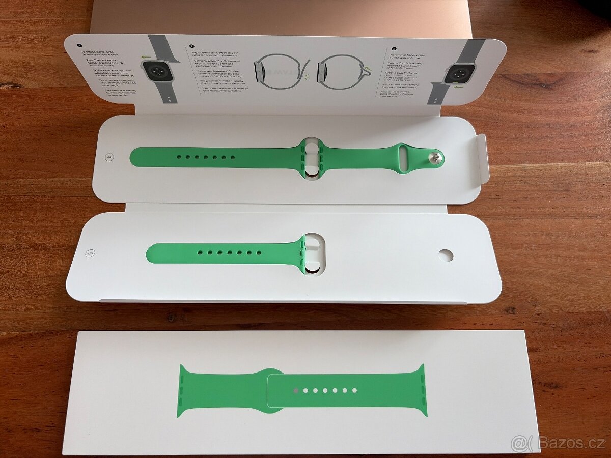 Apple Watch Sport band řemínek zelený 41 S-M