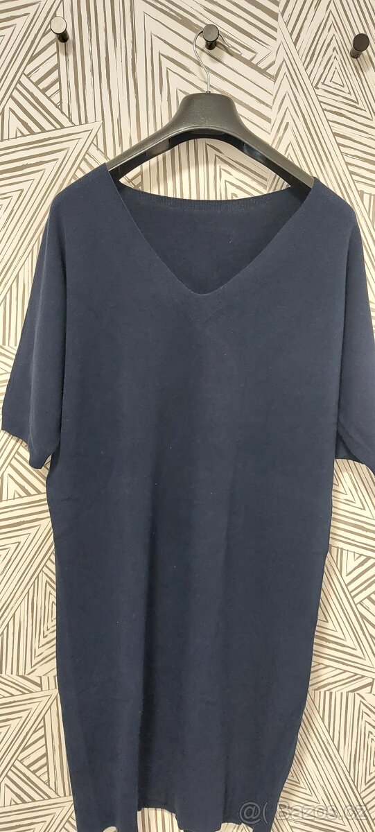 Modré vlněné šaty Pietro Filippi