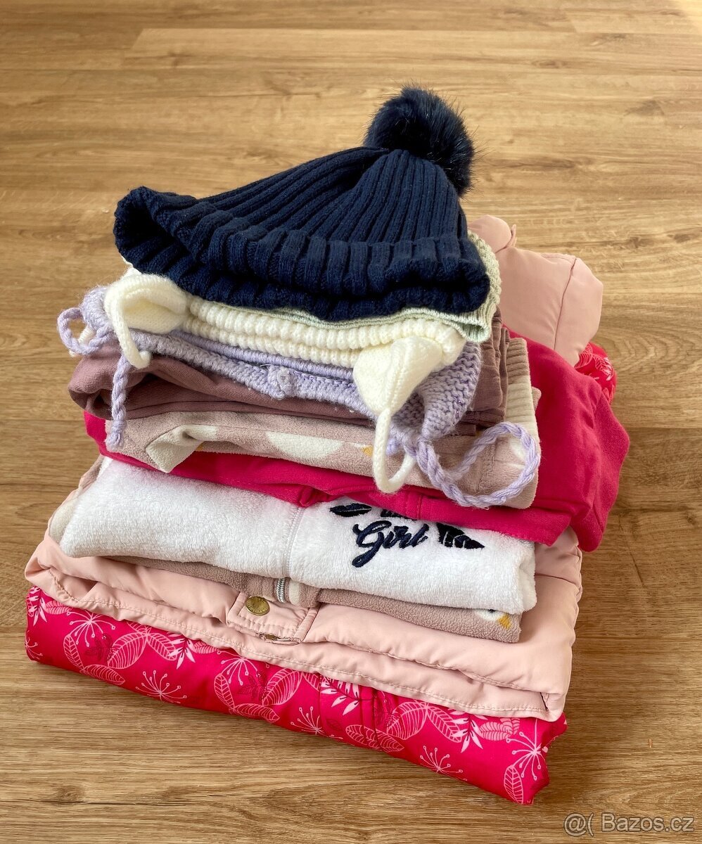 Zimní dětské oblečení vel. 74/80