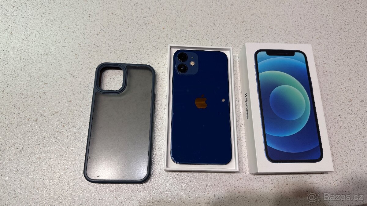 IPhone 12mini 68gb tmavemodry, top stav, 86%