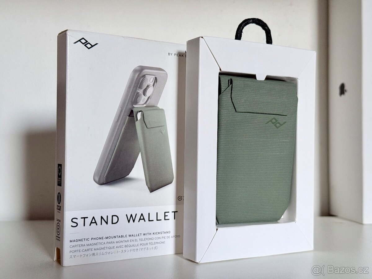 Peak Design Stand Wallet Sage v2 - pro iPhone 16 Pro