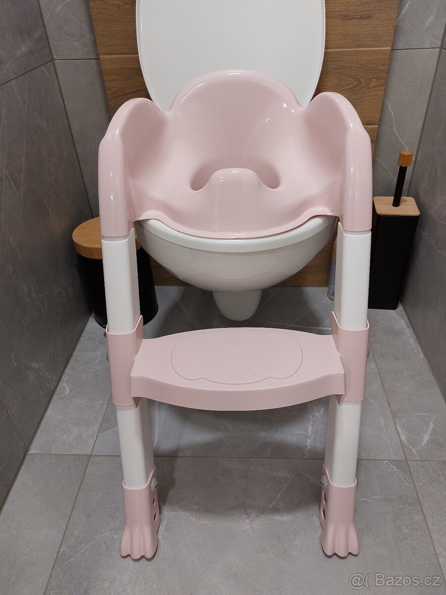 Schůdky + sedátko na wc 2v1