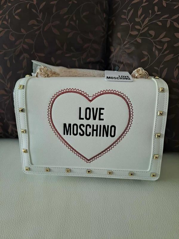 Nová bílá kabelka originál Love Moschino