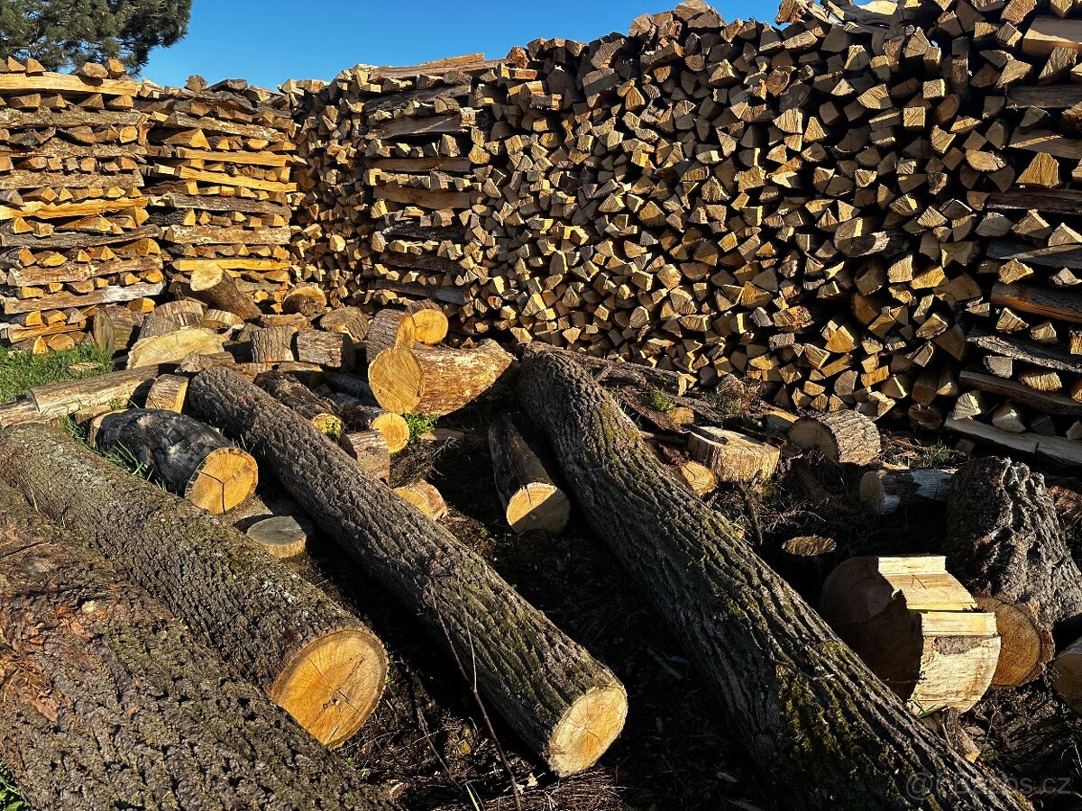 Prodám tvrdé dubové palivové dřevo,