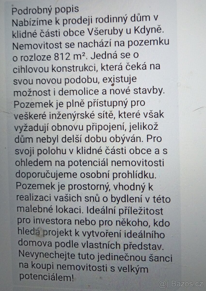 Prodej domů Všeruby u Kdyně
