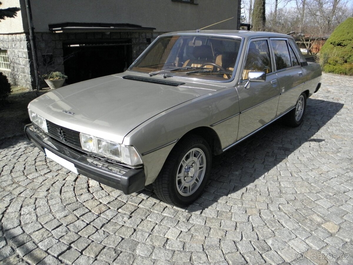 Peugeot 604 Ti, 1978, objem 2664, automat, na vet. SPZ.