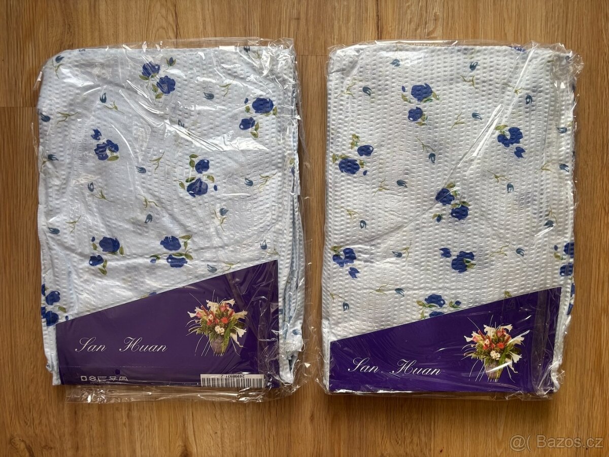 2 x povlečení nevybaleno, krep, mikrovlákno