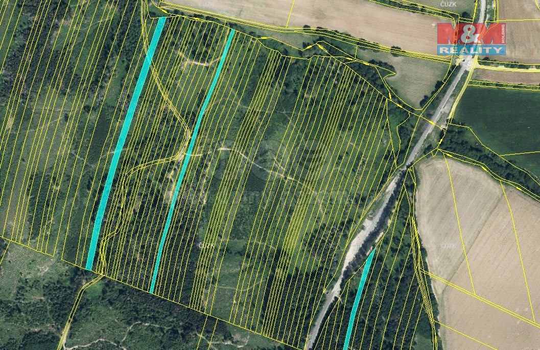 Prodej lesa, 28654 m², Nová Hradečná