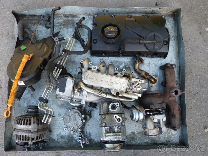 DÍLY MOTORU – VW/ŠKODA 1.9TDi 77KW - typ motoru BKC, BXE