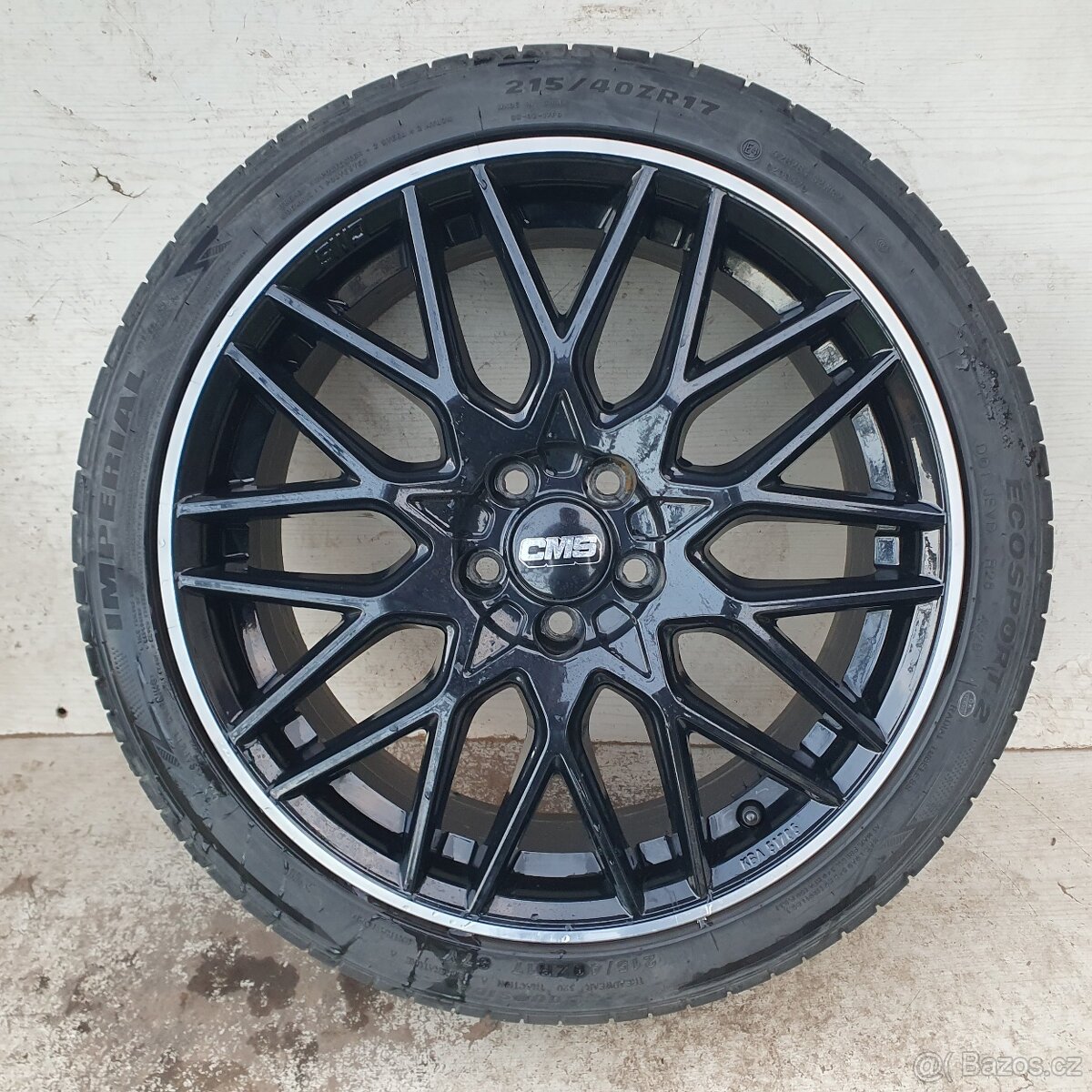 Alu kola CMS 17" 5x100, letní 215/40R17 (VW,Seat,Škoda)