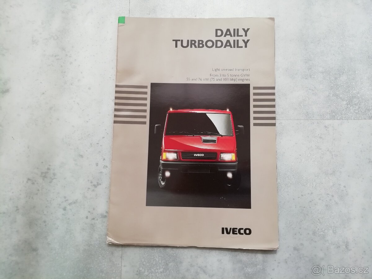 Iveco Turbodaily Daily - katalog 1989 - doprava v ceně