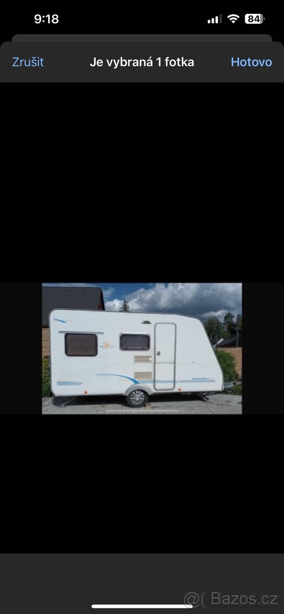 Prodám karavan pro 4 osoby