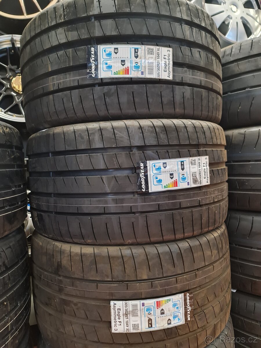 2x 305/30/21 nové letní pneu DPH PORSCHE Mercedes 21