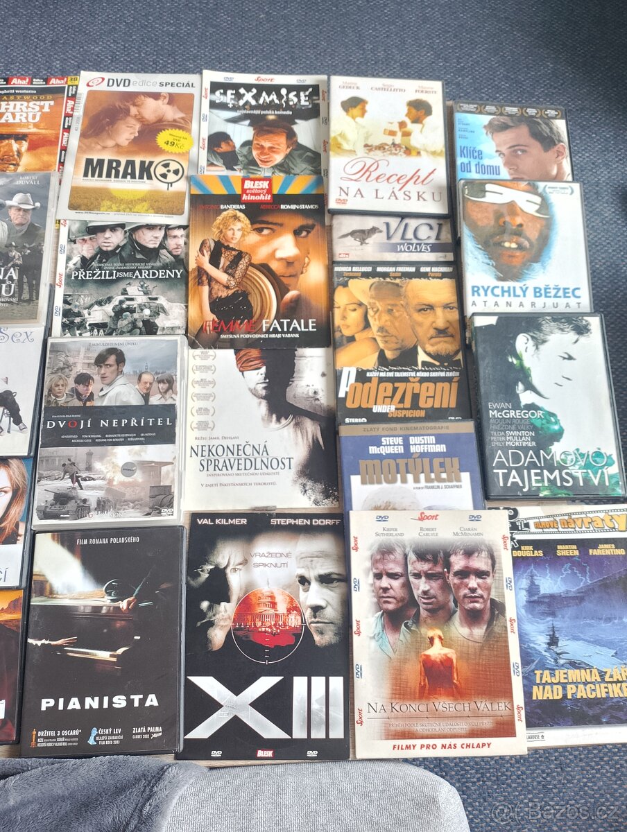 Prodám 50 filmových DVD.