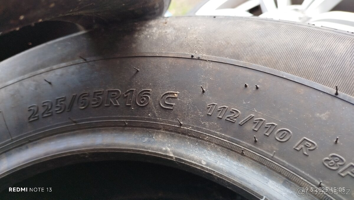 225/65 R16 C letní pneu 2ks