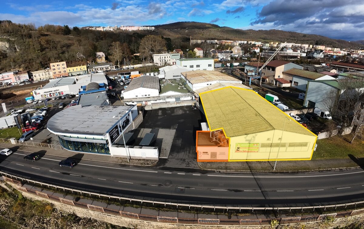 Pronájem skladu 675 m² Ústí nad Labem