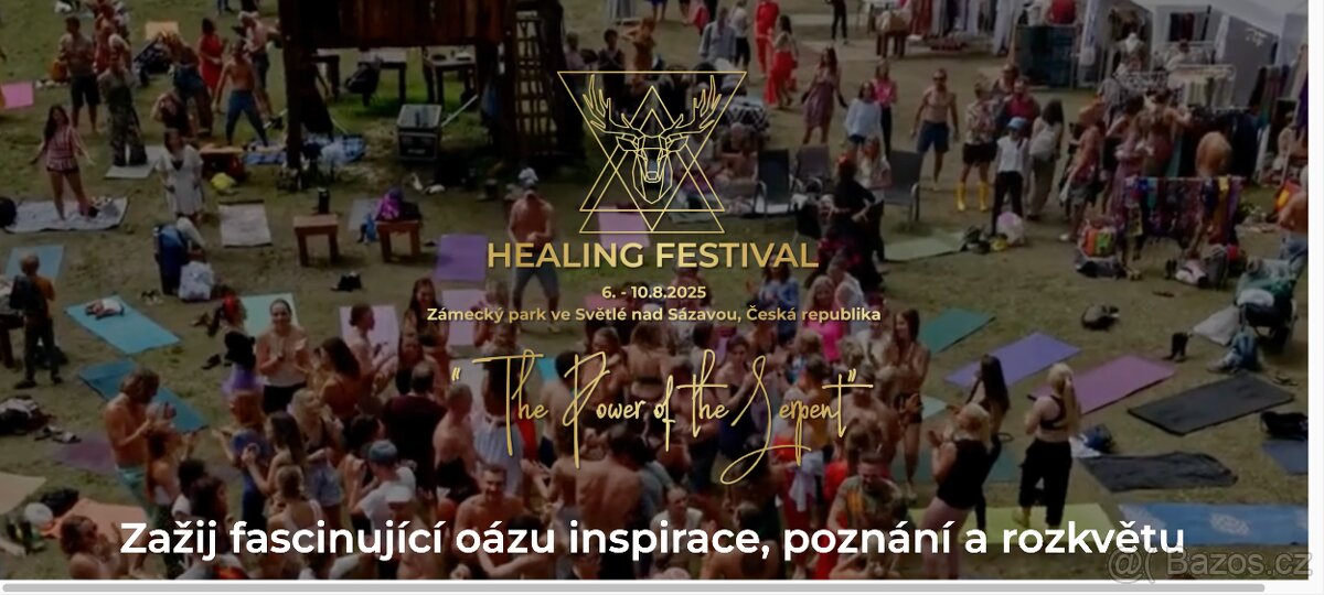 Prodám 2 lístky na Healing festival