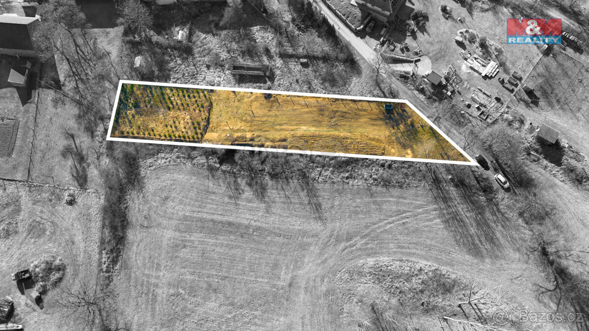 Prodej pozemku k bydlení, 1923 m², Třebkov u Předotic