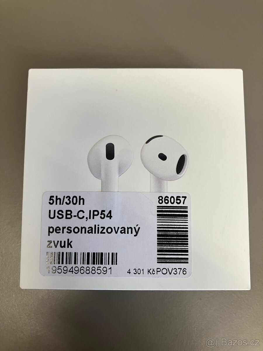 Sluchátka Apple AirPods 2024 4. generace