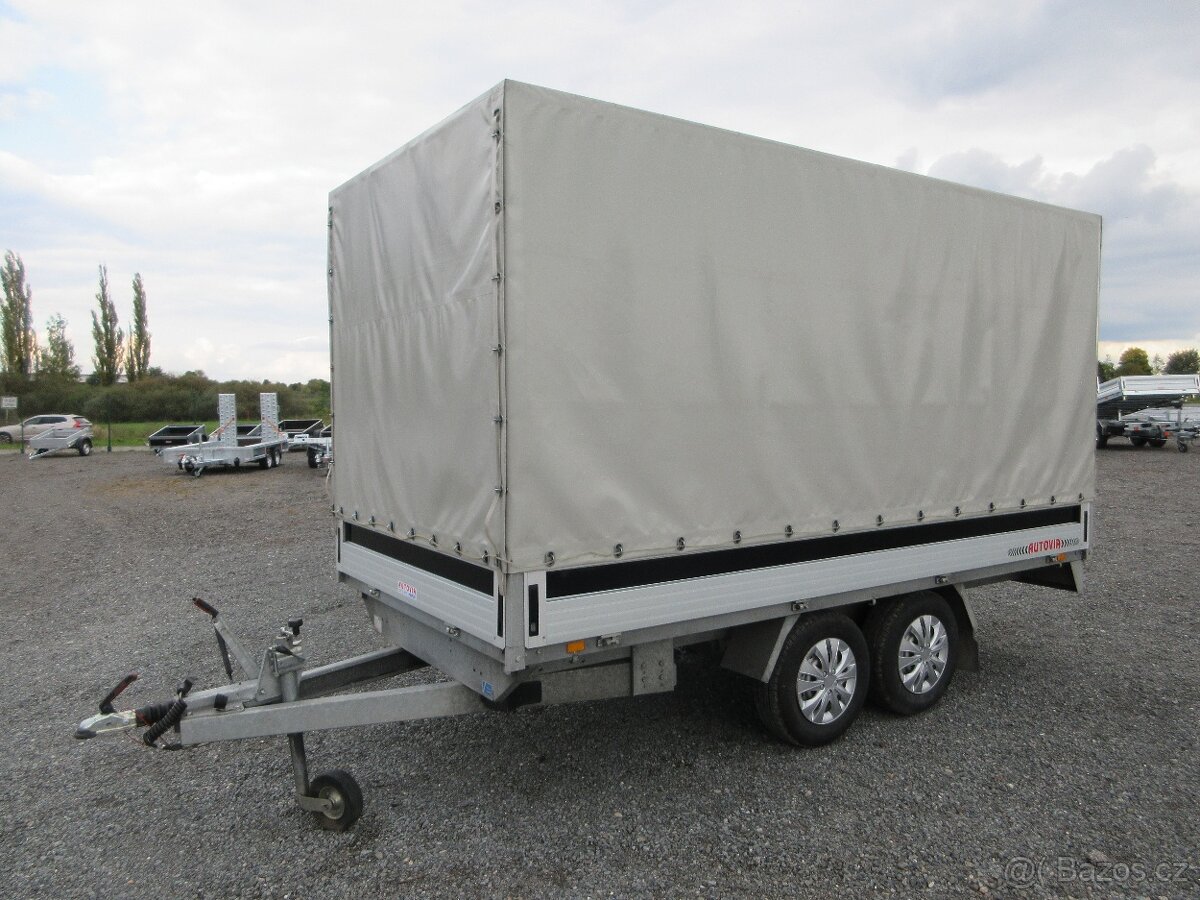 Bazarový přívěs PUR 2,5T B2 3,75x1,80/1,85