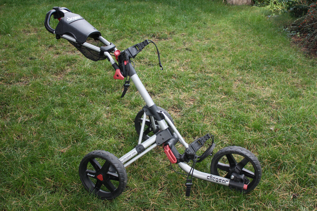 GOLFOVÝ VOZÍK CLICGEAR  - VELMI PĚKNÝ STAV