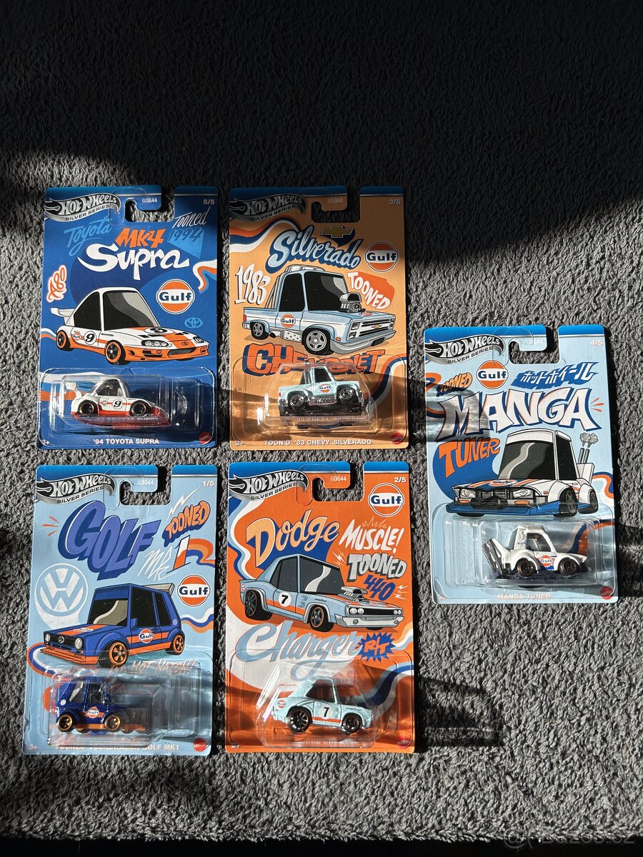 Hot Wheels - Gulf Tooned set