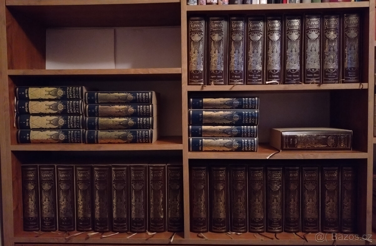 kompletní Ottův slovník naučný I.–XXVIII. + Dodatky I/1–VI/2