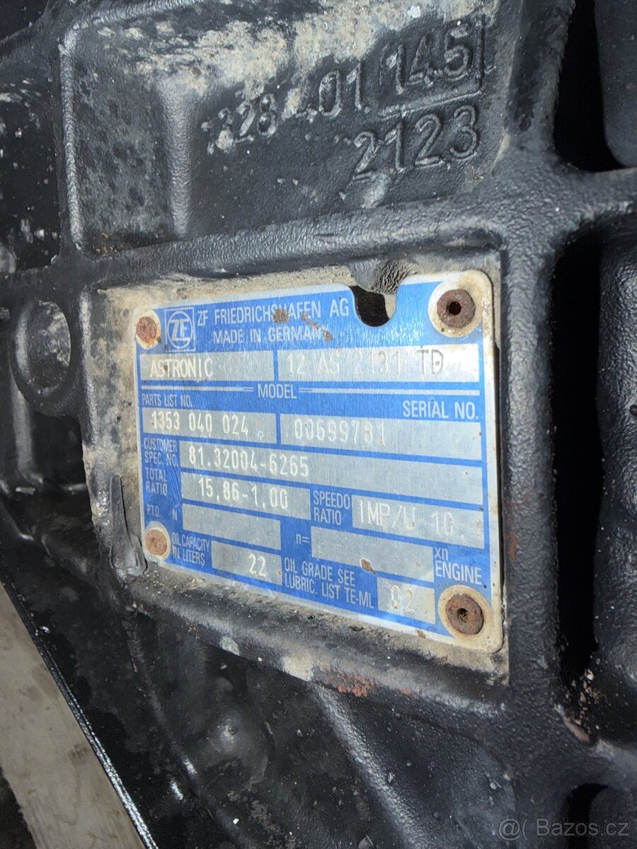 Prodam aut.prevodovka ZF ASTRONIC 12 AS 2131 TD