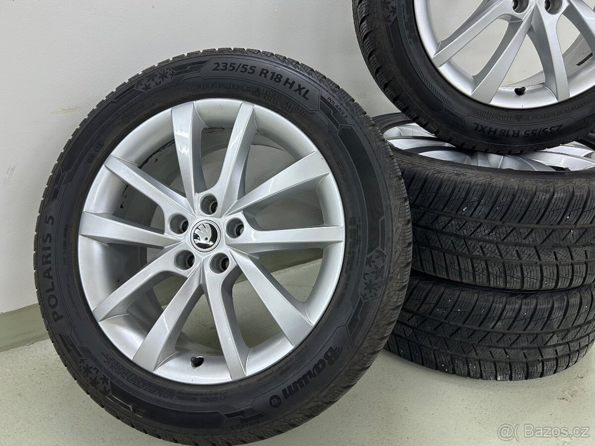 zimní originál sada Škoda Kodiaq Elbrus 18” 5x112