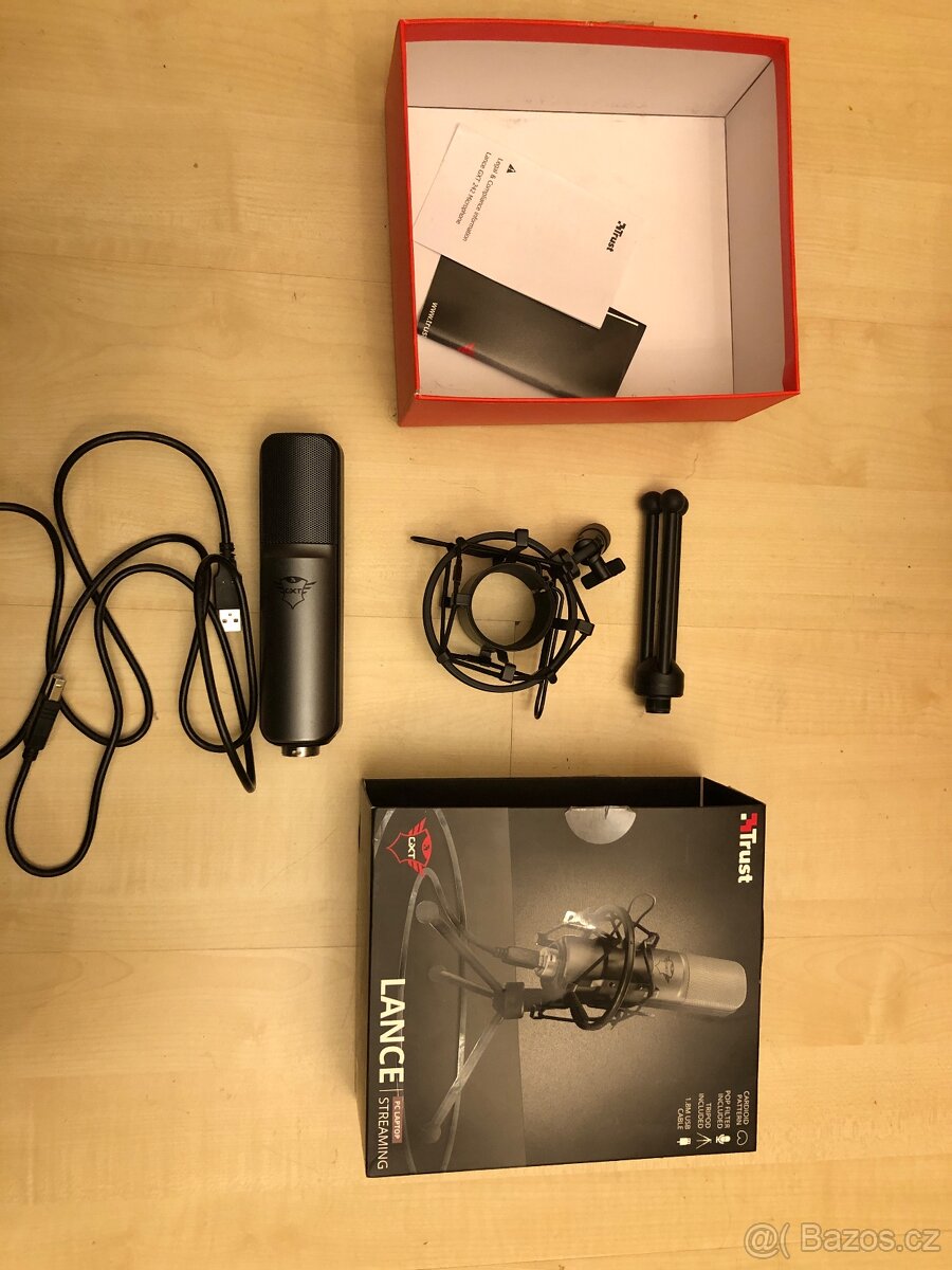 Streaming mikrofon Trust Lance GXT 242 (pro Podcast,YTB)