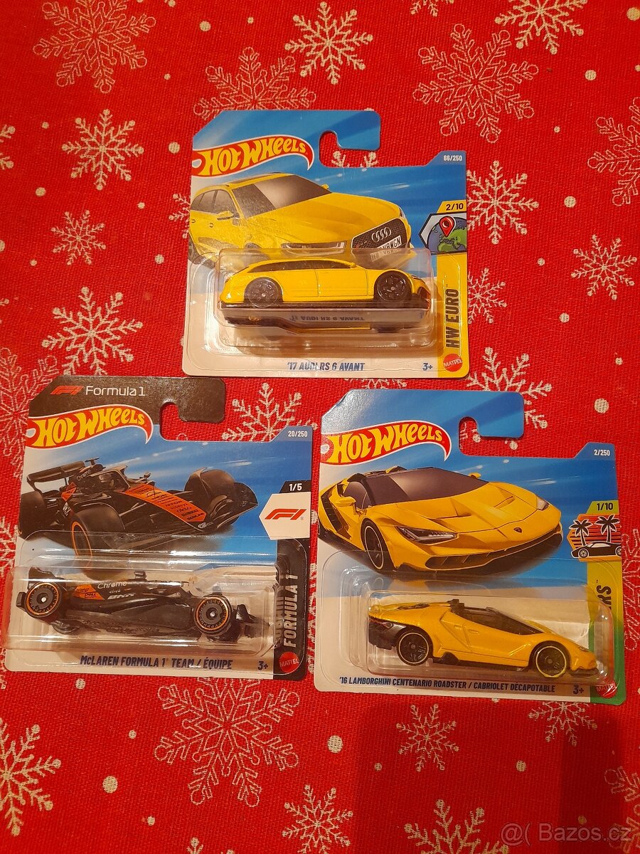 Autíčka hot wheels