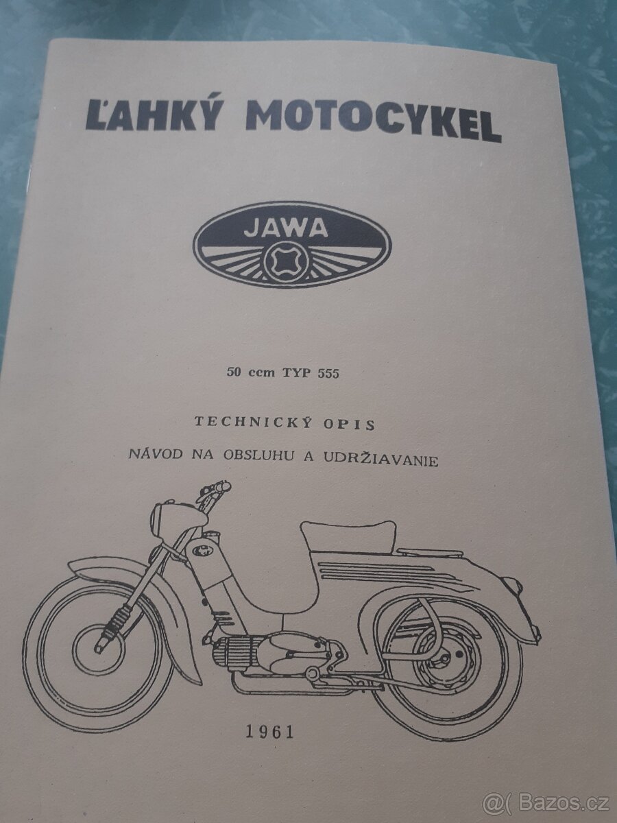 JAWA 555 Návod k obsluze