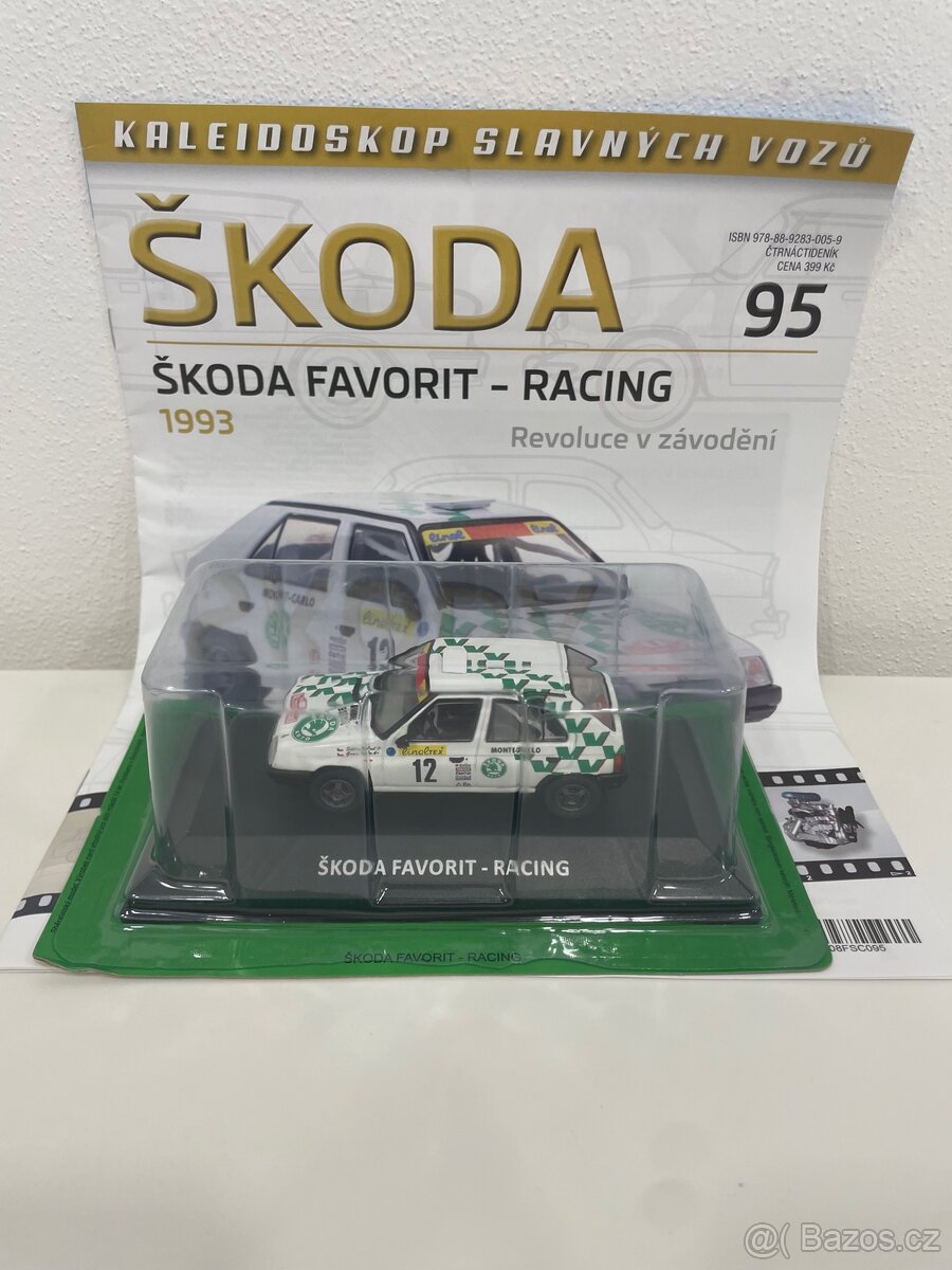 Škoda Favorit Raicing 1:43 + časopis
