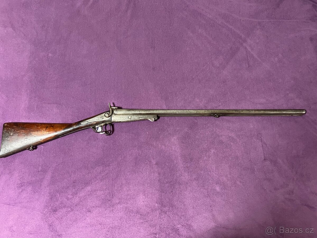 Historická Brokovnice Lefoš / Lefaucheux - Cal. 16