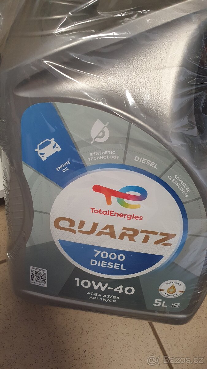 5 litru oleje Total 10W40