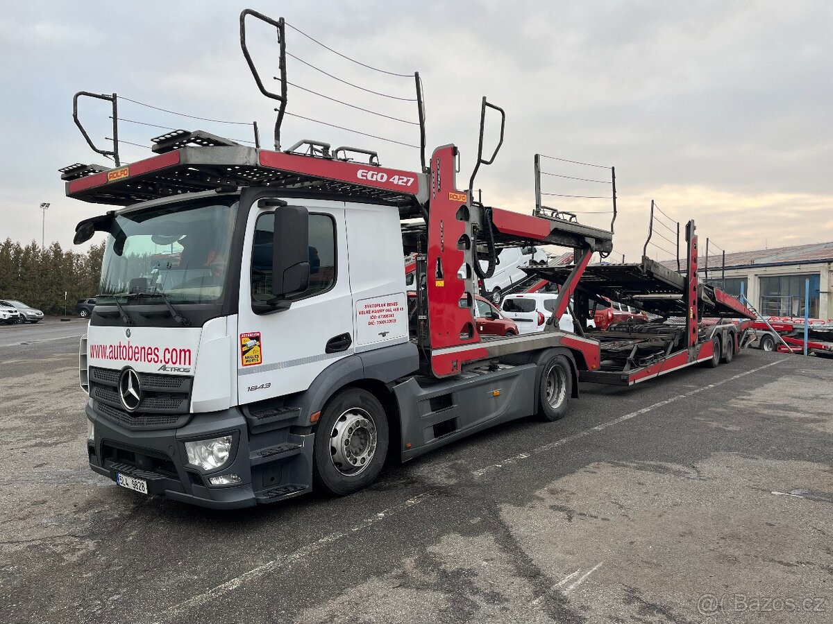 AUTOTRANSPORTER actros18 + rolfo EGO 2018 1 maj.