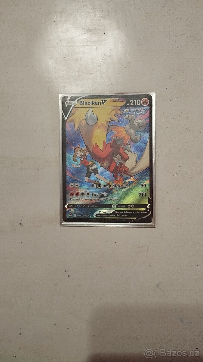 Pokémon karta Blaziken V TG14/TG30