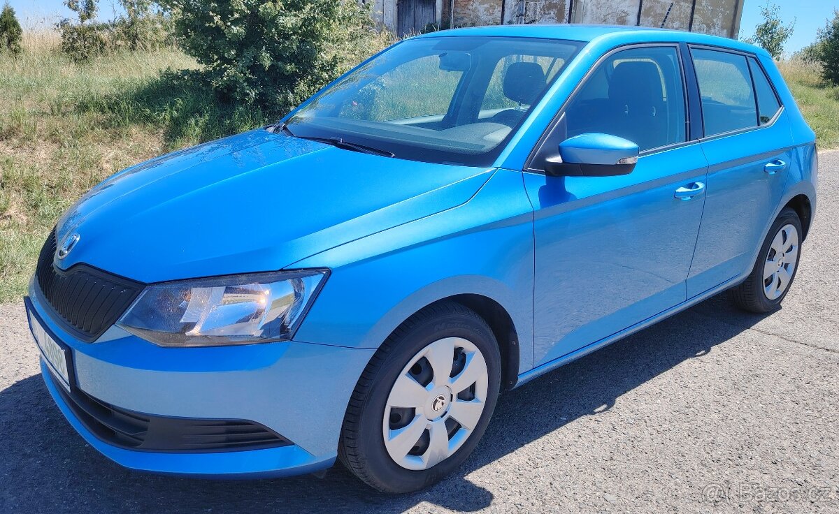 FABIA 3 krátká-113najeto-klima,okna,2xkola