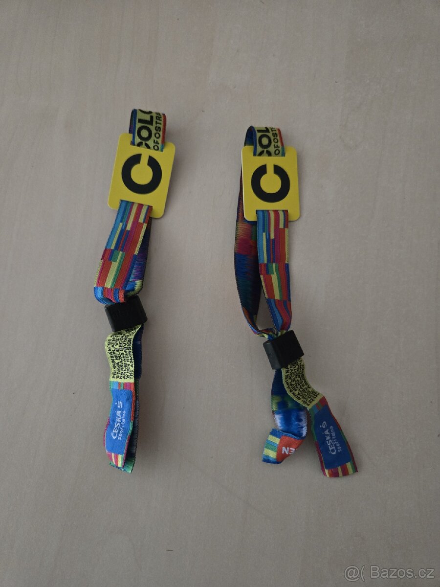 Prodám 2x 4denní lístek na Colors